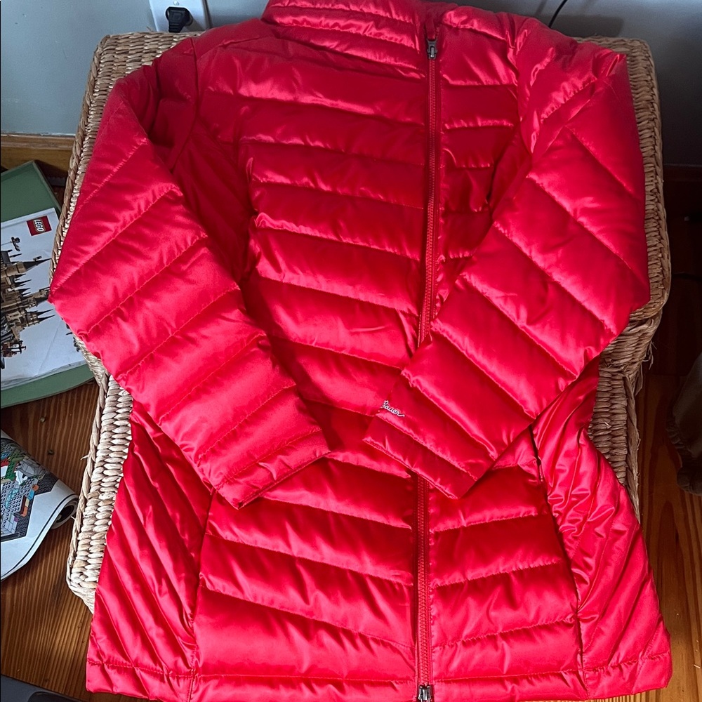 Eddie Bauer Vibrant Red Puffer Coat